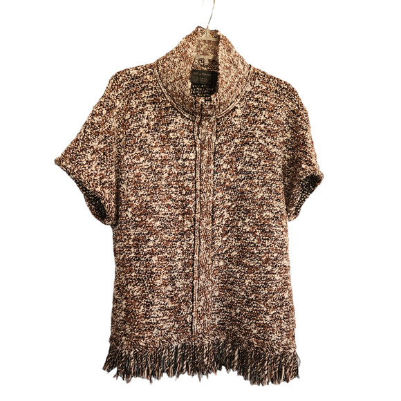 St. John Exclusively for Nordstrom High Neck Knit Blouse XL - Picture 2 of 7